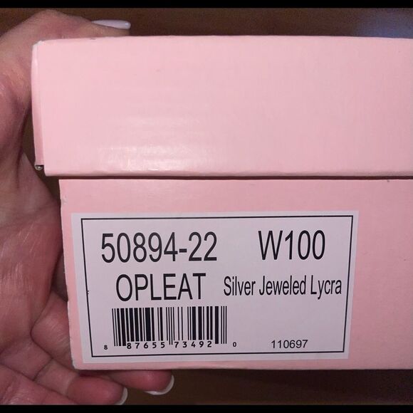 Silver Metallic Diamond Studded Pump Silver Metallic Diamond Studded Pump - Picture 15 of 16